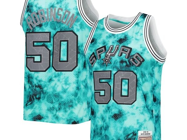 David Robinson San Antonio Spurs 1998/99 Galaxy Swingman Jersey - Teal