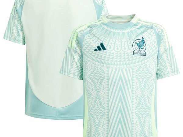 Mexico National Team adidas Youth 2024 Away Replica Jersey - Green