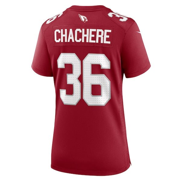 Andre Chachere Arizona Cardinals Nike Women's Team Game Jersey - Cardinal