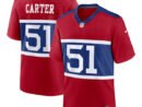 Abdul Carter New York Giants Nike First Round Pick Alternate Game Jersey - Red/White/Royal