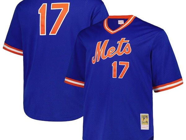 Keith Hernandez New York Mets 1986 Cooperstown Collection Mesh Pullover Jersey - Royal