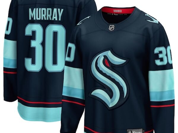 Matt Murray Seattle Kraken  Home Breakaway Jersey - Deep Sea Blue