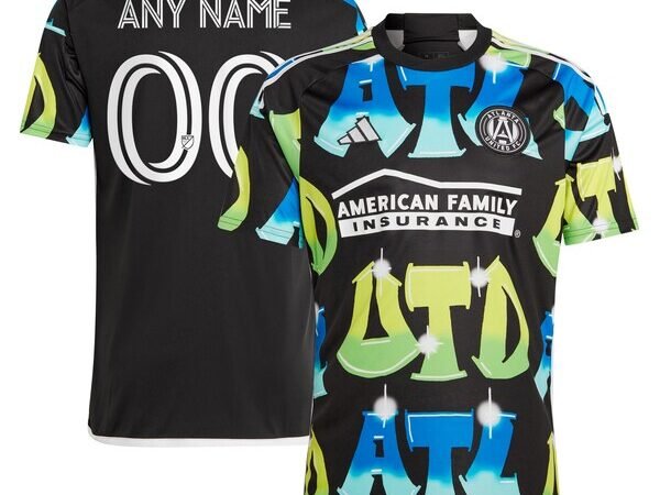 Atlanta United FC adidas 2024 The 404 Replica Custom Jersey - Black