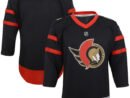 Ottawa Senators Youth Home Replica Blank Jersey - Black