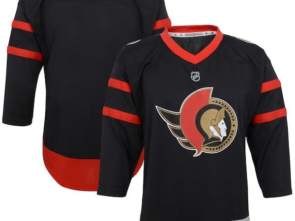 Ottawa Senators Youth Home Replica Blank Jersey - Black