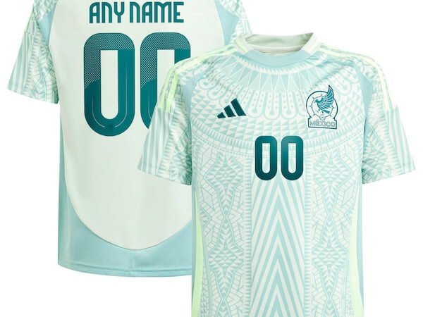 Mexico National Team adidas Youth 2024 Away Replica Custom Jersey - Green
