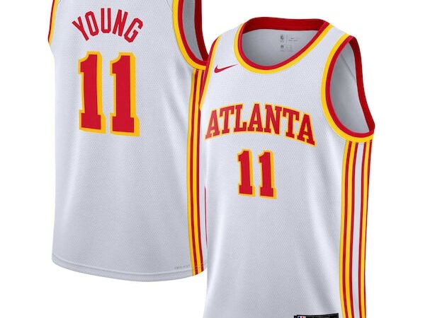 Trae Young Atlanta Hawks Nike Youth Swingman Jersey - Association Edition - White