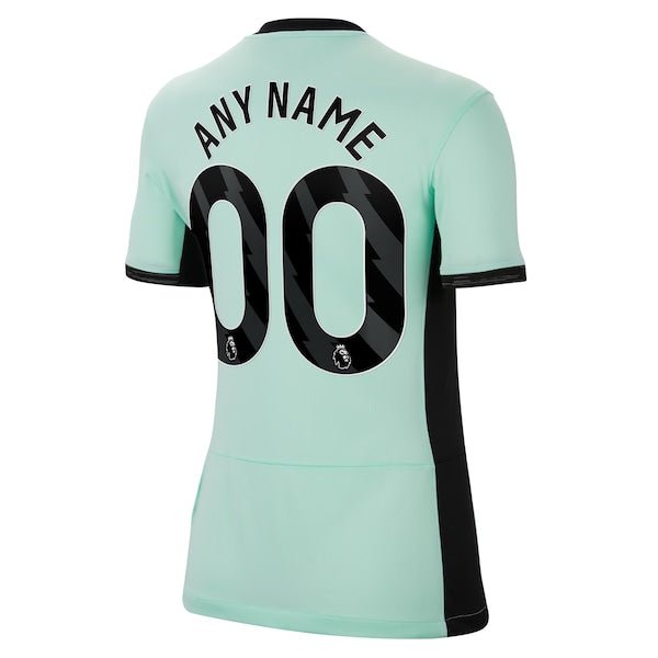 Chelsea Nike Women's 2023/24 Third Stadium Replica Custom Jersey - Mint