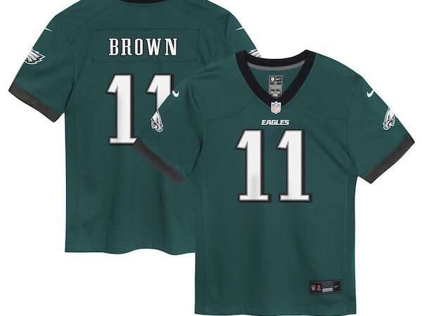 A.J. Brown Philadelphia Eagles Nike Preschool Game Jersey - Midnight Green