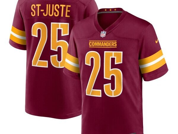 Benjamin St-Juste Washington Commanders Nike Player Game Jersey - Burgundy