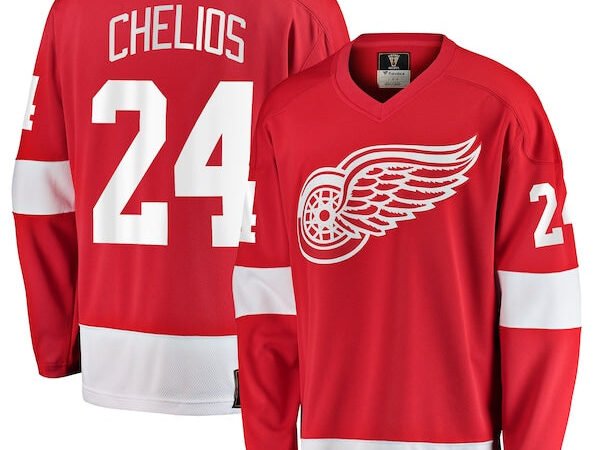 Chris Chelios Detroit Red Wings  Premier Breakaway Retired Player Jersey - Red