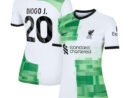 Diogo Jota Liverpool Nike Women's 2023/24 Away Replica Player Jersey - White/Red