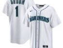 Seattle Mariners Nike #1 Groom Home Replica Jersey - White