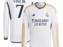 Vini Jr. Los Merengues adidas Home 2023/24 Authentic Long Sleeve Jersey - White