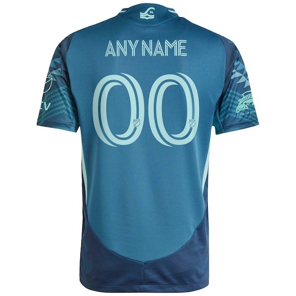 Seattle Sounders FC adidas 2025 The Salish Sea Kit Authentic Custom Jersey - Blue