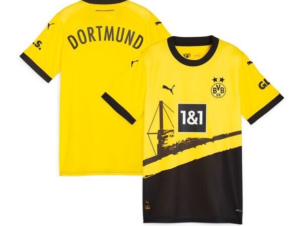 Borussia Dortmund Puma Women's 2023/24 Home Replica Jersey - Yellow