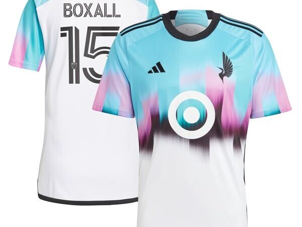 Michael Boxall Minnesota United FC adidas 2024 The Northern Lights Kit Replica Jersey - White