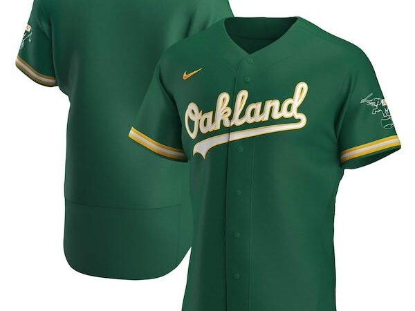 Oakland Athletics Nike Authentic Team Jersey - Kelly Green