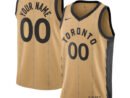 Toronto Raptors Nike Unisex 2023/24 Custom Swingman Jersey - Gold - City Edition
