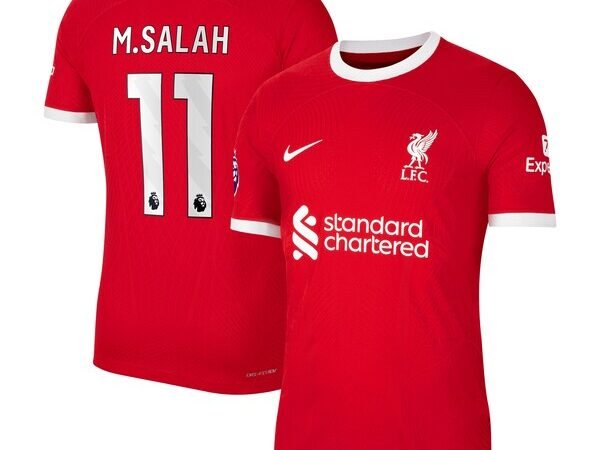 Mohamed Salah Liverpool Nike 2023/24 Home Authentic Player Jersey - Red/White