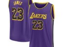 LeBron James Los Angeles Lakers  2022/23 Fast Break Replica Jersey - Statement Edition - Purple