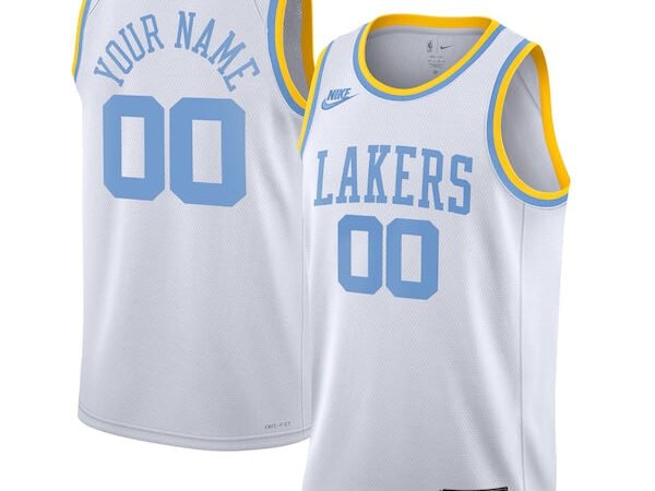Los Angeles Lakers Nike Unisex 2022/23 Custom Swingman Jersey - Classic Edition - White