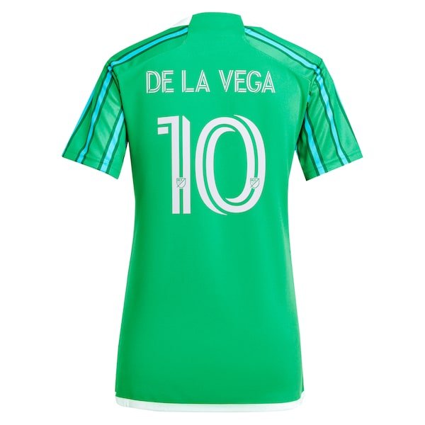 Pedro de la Vega Seattle Sounders FC adidas Women's 2024 The Anniversary Kit Replica Player Jersey – Green