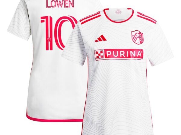 Eduard Löwen St. Louis City SC adidas Women's 2024 The Confluence Kit Replica Player Jersey - White