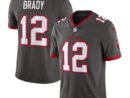 Tom Brady Tampa Bay Buccaneers Nike Alternate Vapor Untouchable Limited Jersey - Pewter/Red