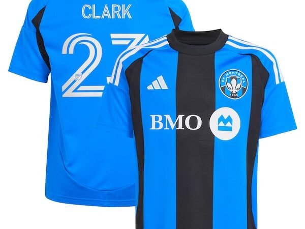 Caden Clark CF Montreal adidas Youth 2025 Montréal Original Replica Player Jersey - Blue