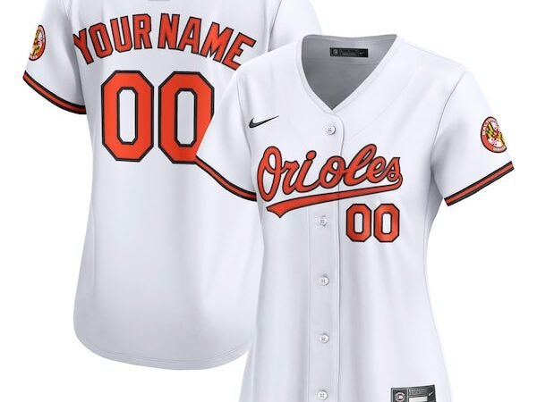 Baltimore Orioles Nike Women's Home Limited Custom Jersey - White