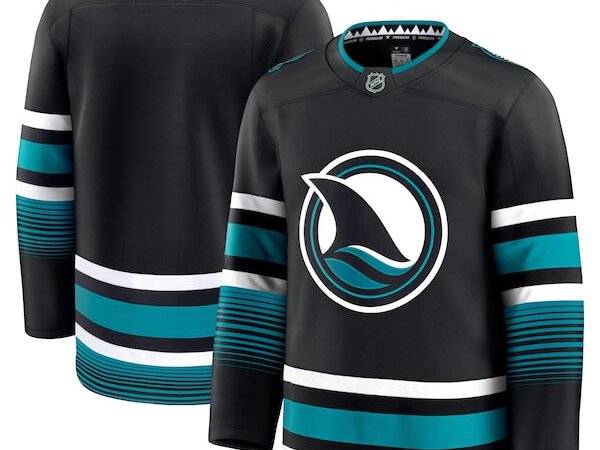 San Jose Sharks Alternate Premium Jersey - Black/Teal