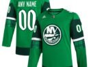 New York Islanders adidas St. Patrick's Day Authentic Custom Jersey - Kelly Green