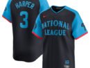 Bryce Harper National League Nike 2024 MLB All-Star Game Limited Player Jersey - Navy