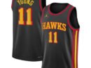 Trae Young Atlanta Hawks Jordan Brand Youth Swingman Jersey - Statement Edition - Black