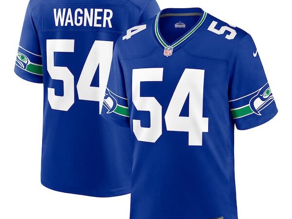 Bobby Wagner Seattle Seahawks Nike Throwback Player Game Jersey - Royal