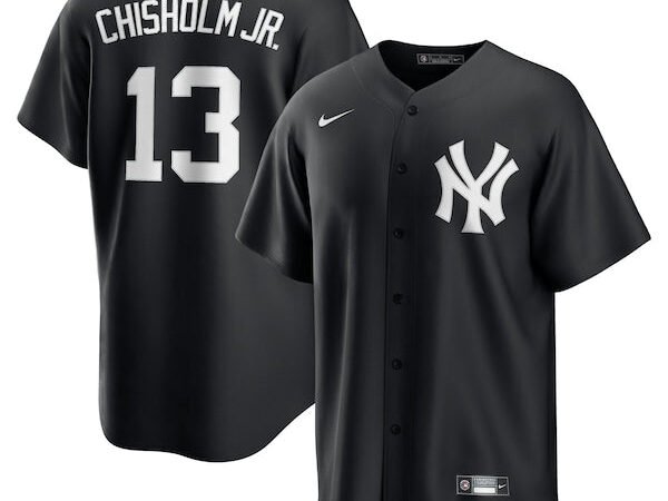 Jazz Chisholm Jr. New York Yankees Nike  Replica Player Jersey - Black