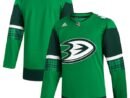 Anaheim Ducks adidas 2023 St. Patrick's Day Primegreen Authentic Jersey - Kelly Green