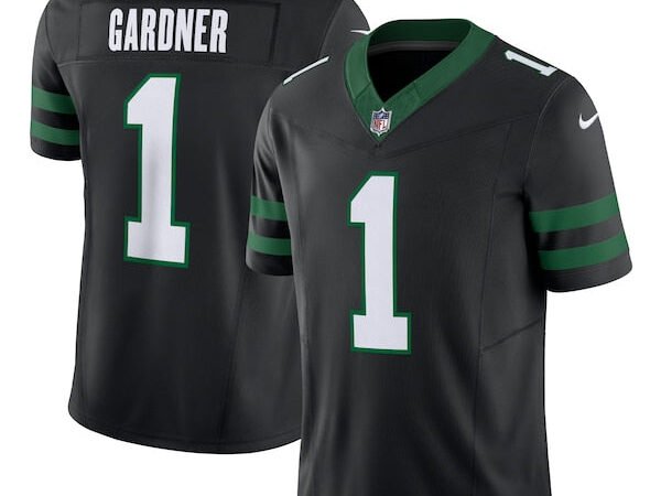 Ahmad Sauce Gardner New York Jets Nike Alternate Vapor F.U.S.E. Limited Jersey  - Legacy Black/White
