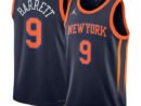 RJ Barrett New York Knicks Jordan Brand Unisex Swingman Jersey - Statement Edition - Navy