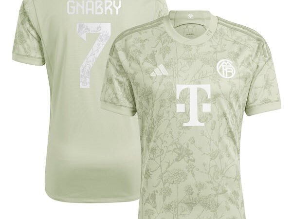 Serge Gnabry Bayern Munich adidas 2023/24 Oktoberfest Replica Player Jersey - Green