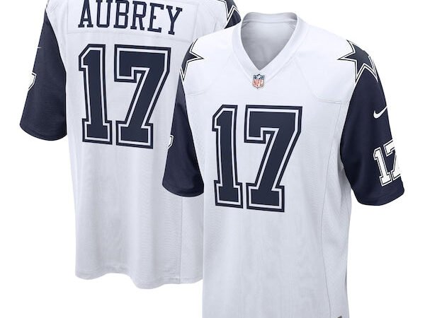Brandon Aubrey Dallas Cowboys Nike Alternate Game Jersey - White