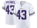 Andrew Van Ginkel Minnesota Vikings Nike Alternate Game Jersey -  White/Purple