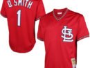 Ozzie Smith St. Louis Cardinals Cooperstown Mesh Batting Practice Jersey - Red/Navy