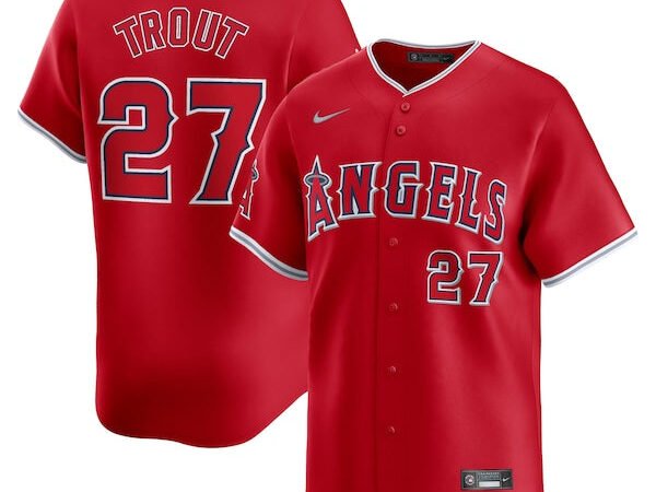Mike Trout Los Angeles Angels Nike Alternate Limited Player Jersey – Red