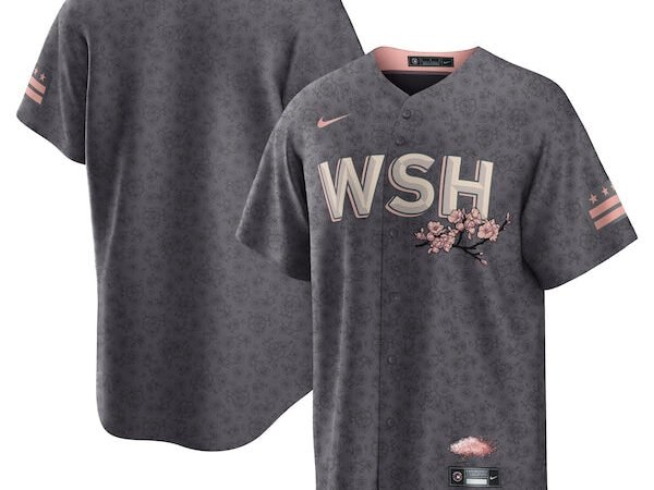 Washington Nationals Nike City Connect Replica Team Jersey - Gray
