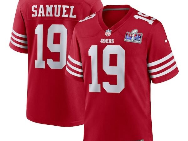 Deebo Samuel San Francisco 49ers Nike Super Bowl LVIII Game Jersey - Scarlet