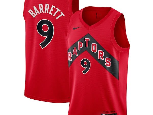 RJ Barrett Toronto Raptors Nike Youth Swingman Jersey - Icon Edition - Red