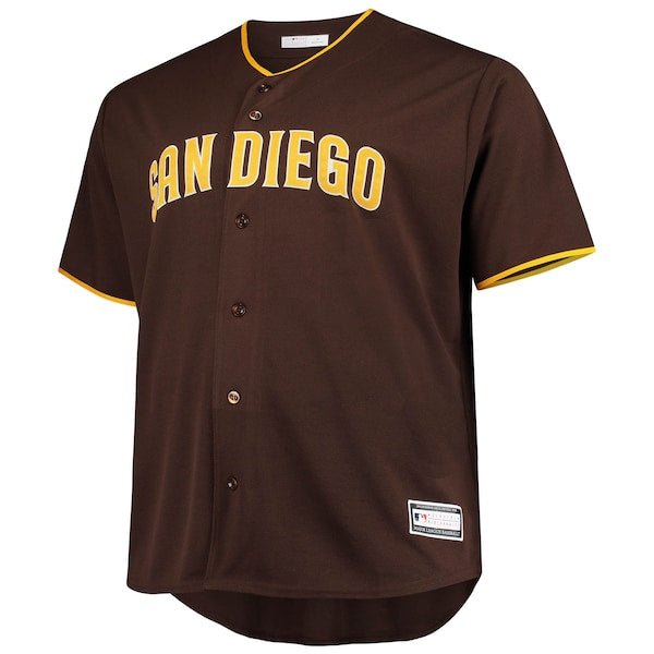 Fernando Tatis Jr. San Diego Padres Big & Tall Replica Player Jersey - Brown/Tan/White