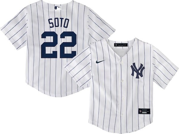 Juan Soto New York Yankees Nike Toddler Home Replica Player Jersey – White